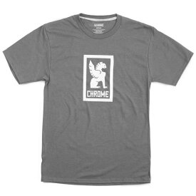 Chrome 半袖Tシャツ Vertical Border Logo メンズ