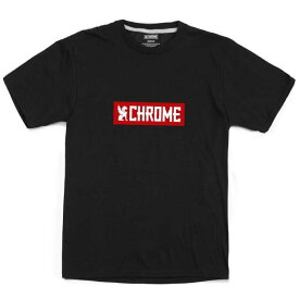 Chrome 半袖Tシャツ Horizontal Red Logo メンズ