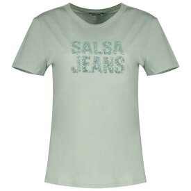 Salsa jeans 半袖Tシャツ Embroidered Logo レディース