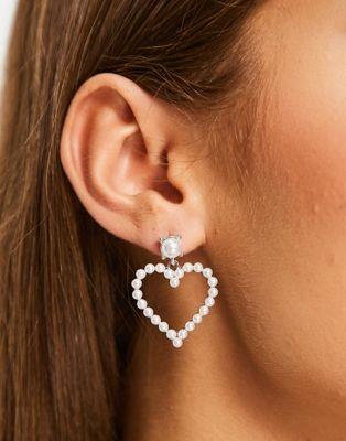 True Decadence jewelled statement earrings in turquoise レディース