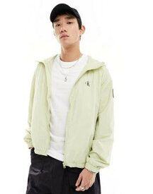 カルバンクライン Calvin Klein Jeans windbreaker jacket in green メンズ