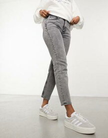 リー Lee Carol straight fit high waist jean in grey wash レディース