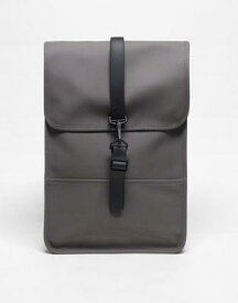 レインズ Rains 13020 unisex waterproof mini backpack in grey ユニセックス