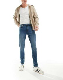 エイソス ASOS DESIGN skinny jean in vintage mid tint メンズ