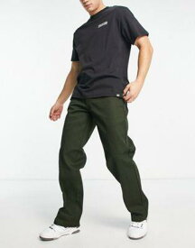 ディッキーズ Dickies 874 straight fit work chino trousers in olive green メンズ