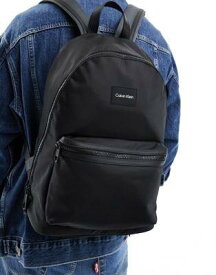 カルバンクライン Calvin Klein essential campus bag in black メンズ