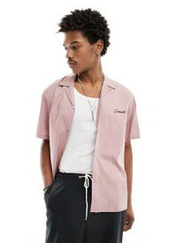 カーハート Carhartt WIP delray shirt in pink メンズ