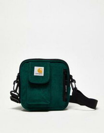 カーハート Carhartt WIP essentials unisex corduroy flight bag in green ユニセックス