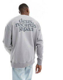 デウスエクスマキナ Deus Ex Machina strata sweat in grey メンズ