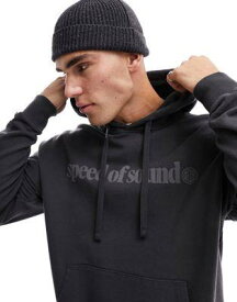 デウスエクスマキナ Deus Ex Machina velocity hoodie in black メンズ