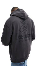 デウスエクスマキナ Deus Ex Machina heavyweights hoodie in black メンズ