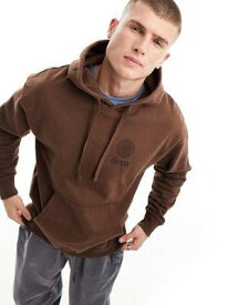 デウスエクスマキナ Deus Ex Machina vortex hoodie in brown メンズ