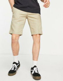 ディッキーズ Dickies slim fit shorts in beige tan メンズ