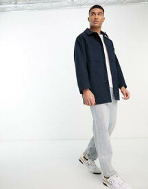 ハリーブラウン Harry Brown relaxed fit harrington jacket in navy メンズ