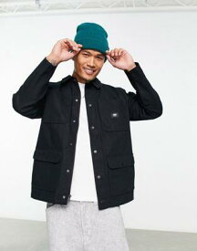 バンズ Vans drill chore jacket lined in black メンズ