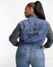 カルバンクライン Calvin Klein Jeans Plus 90s denim jacket in indigo レディース