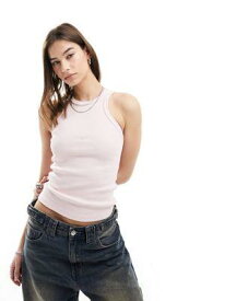 ドクターデニム Dr Denim Amelie essential tank top in soft pink レディース