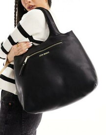 メデン Steve Madden Borbit padded tote bag in black レディース