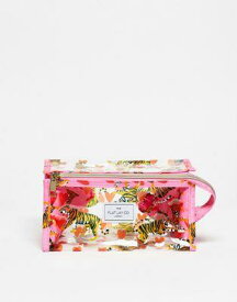 Flat Lay Company The Flat Lay Co. X ASOS EXCLUSIVE Perspx Box Bag - Pink Tigers and Hearts レディース