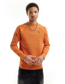 G-Star ジースター G-star pullover knitted jumper in orange メンズ