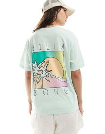 ビラボン Billabong hello sun t-shirt in blue レディース