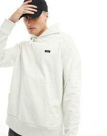 カルバンクライン Calvin Klein cotton comfort hoodie in white メンズ