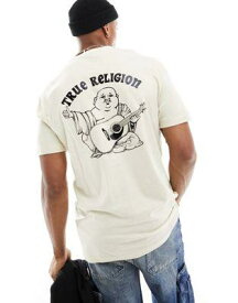 True Religion t-shirt in beige メンズ