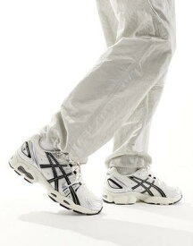 アシックス Asics Gel-Nimbus 9 trainers in cream and black メンズ