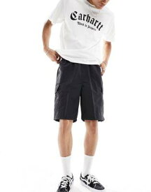 カーハート Carhartt WIP evers nylon cargo shorts in black メンズ