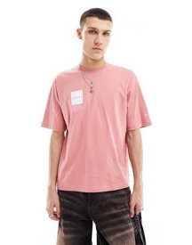 コロンビア Columbia Barton Springs II oversized t-shirt in pink Exclusive at ASOS メンズ