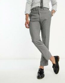 フレンチコネクション French Connection suit trousers in marine and grey check メンズ