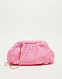 フォーエバーニュー Forever New textured weave bag in bright pink レディース