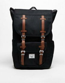 ハーシェル Herschel Supply Co Little America backpack in black ユニセックス