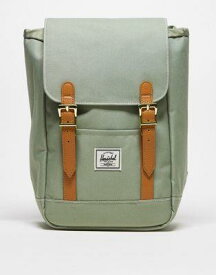 ハーシェル Herschel Supply Co Retreat mini backpack in seagrass green ユニセックス