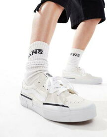 バンズ Vans SK8-Low Rearrange trainers in off white レディース