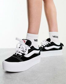 バンズ Vans Knu Stacked Platform sneakers in black レディース