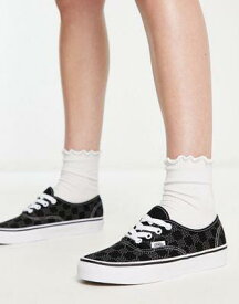 バンズ Vans Authentic all over monogram print trainers レディース