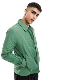 エイソス ASOS DESIGN lightweight harrington jacket in green メンズ