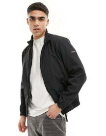 カルバンクライン Calvin Klein crinkle nylon jacket in black メンズ