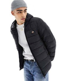 ディッキーズ Dickies waldenburg mid layer puffer jacket in black メンズ