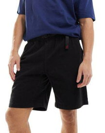 グラミチ Gramicci cotton twill G Short in black メンズ