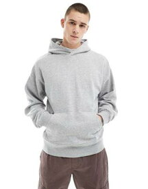 ルック New Look oversized hoodie in grey marl メンズ