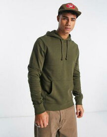 ルック New Look core hoodie in khaki メンズ