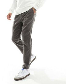 ルック New Look cord trouser in light grey メンズ