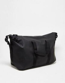 レインズ Rains 14200 unisex waterproof weekend duffel bag in black ユニセックス