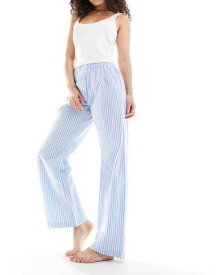 Cotton:On Cotton On poplin boyfriend boxer pyjama pants blue stripe レディース