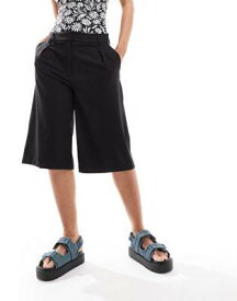 Pimkie tailored longline shorts in black レディース