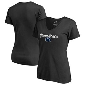 ファナティクス ブランド Women's Fanatics Branded Black Penn State Nittany Lions Freehand T-Shirt レディース