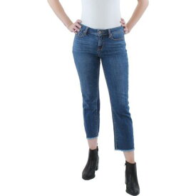 ディーケーエヌワイ DKNY Jeans Womens Rivington Frayed Hem Denim Cropped Jeans レディース