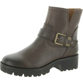 Zodiac Womens Miller Leather Lug Sole Ankle Booties Shoes レディース